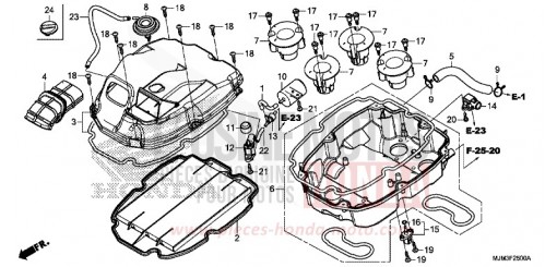 FILTRE A AIR VFR800FH de 2017